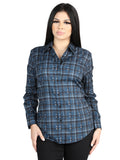 El General - Casual Long-Sleeve Shirt - Gray/White 44723