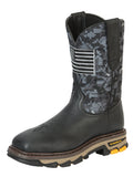 El General Men’s Steel Toe Work Boot - Bull Fight Leather - Black 44774