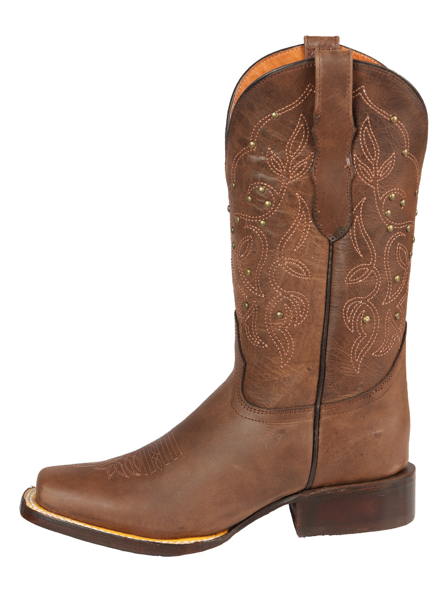 El General Women’s Rodeo Boot - Alazan Brown 44853 — view 2