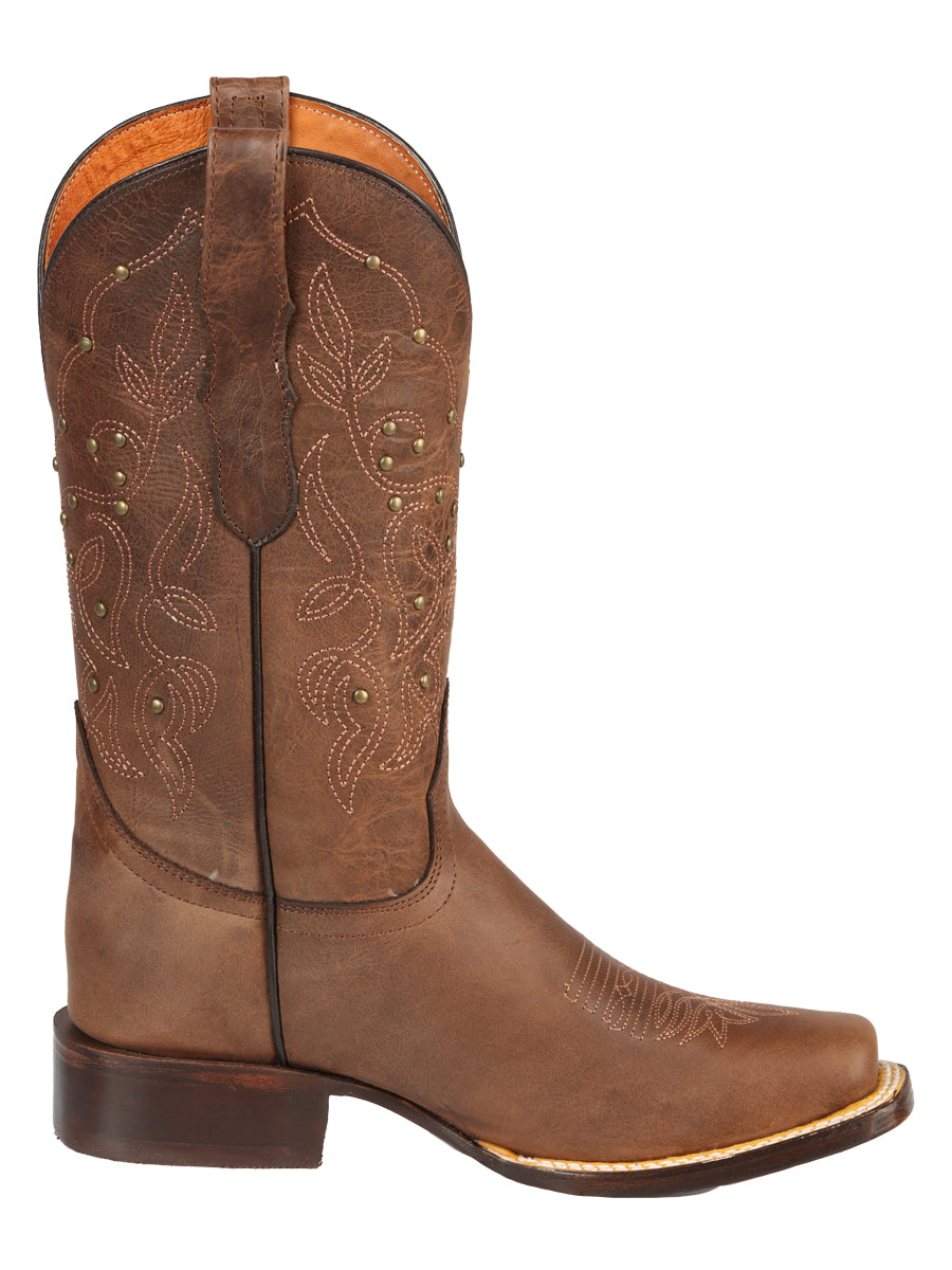 El General Women’s Rodeo Boot - Alazan Brown 44853 — view 3
