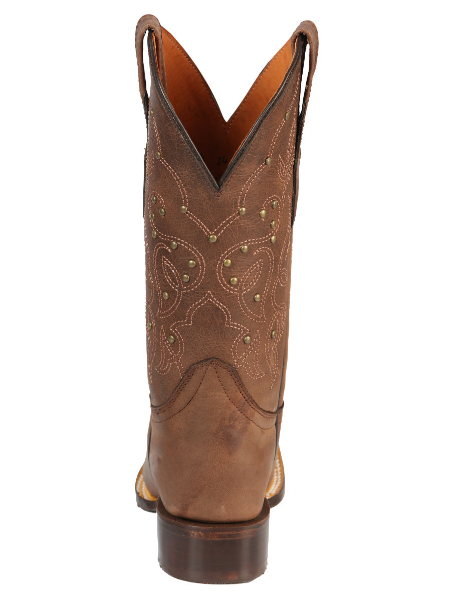 El General Women’s Rodeo Boot - Alazan Brown 44853 — view 5