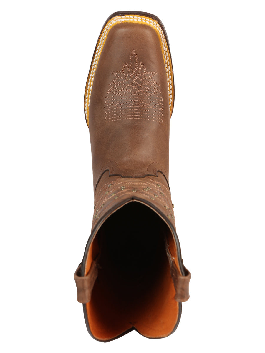 El General Women’s Rodeo Boot - Alazan Brown 44853 — view 6