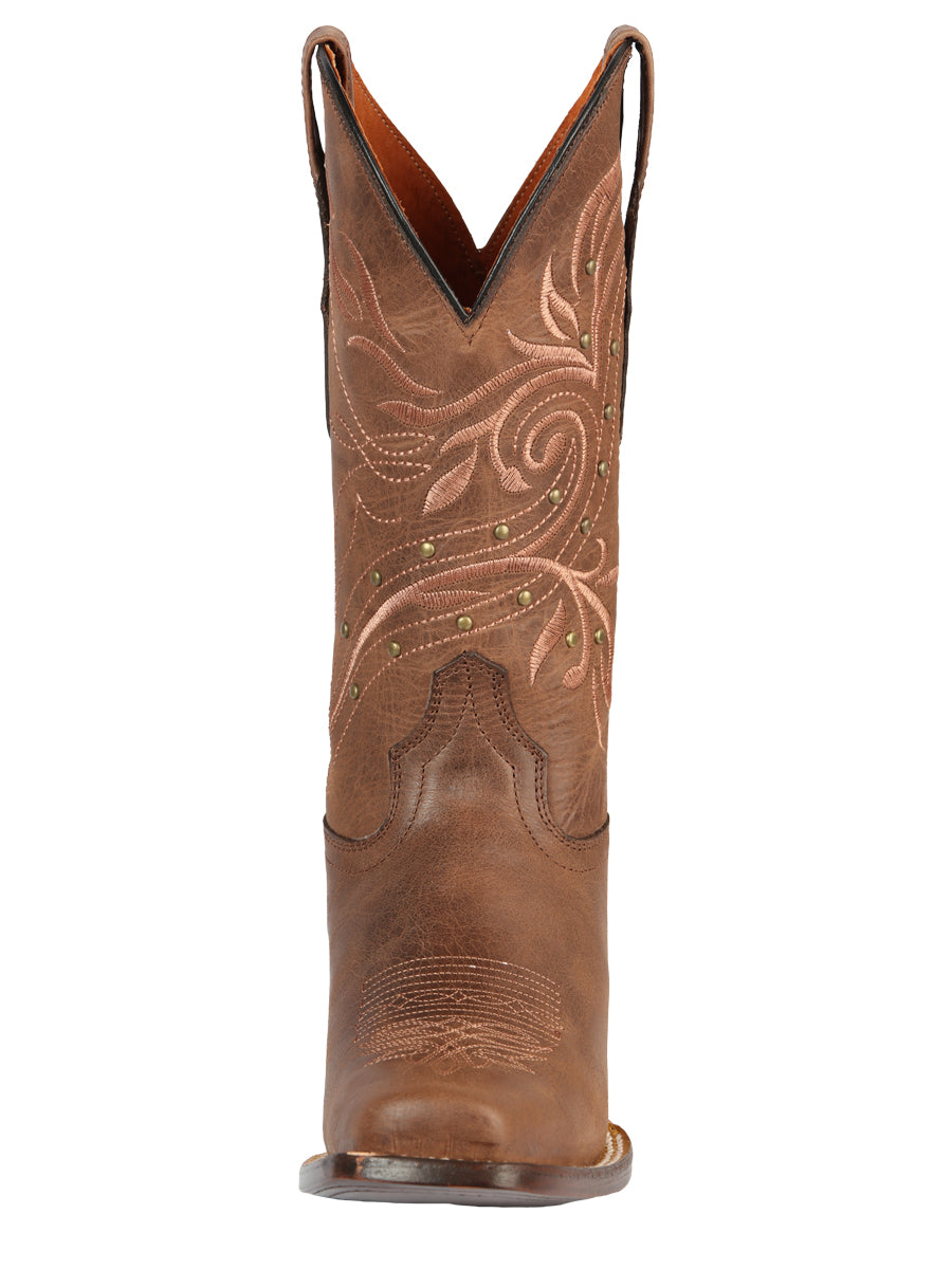 El General Women’s Rodeo Boot - Alazan Brown 44854 — view 4