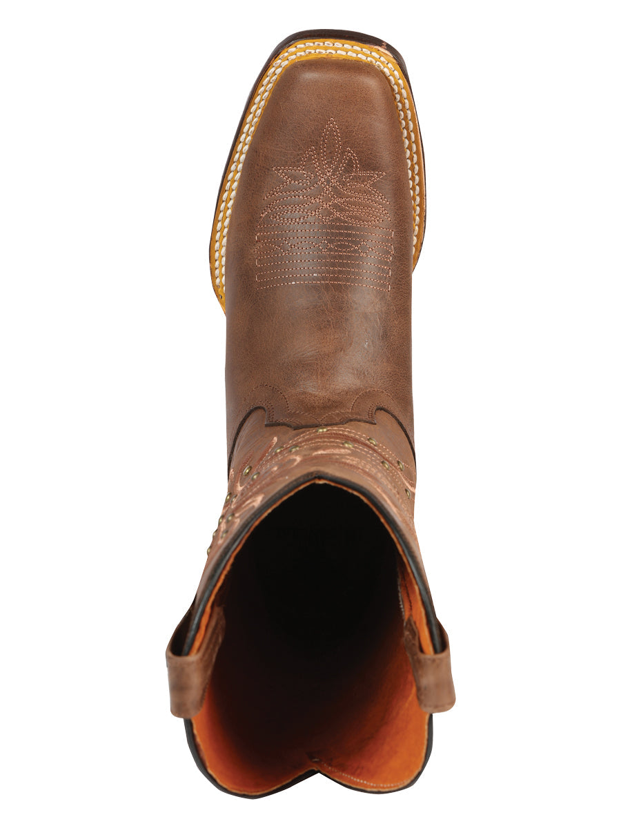 El General Women’s Rodeo Boot - Alazan Brown 44854 — view 5