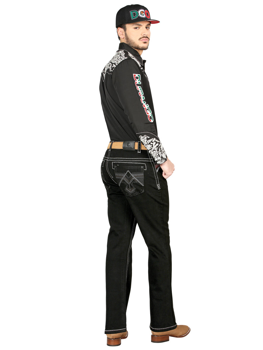 Centenario Bootcut Denim Jeans - Black 44964 — view 3