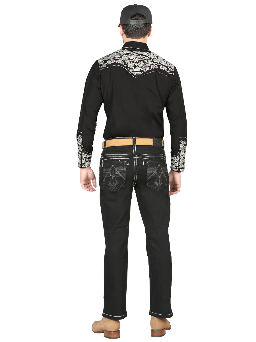 Centenario Bootcut Denim Jeans - Black 44964 — view 4