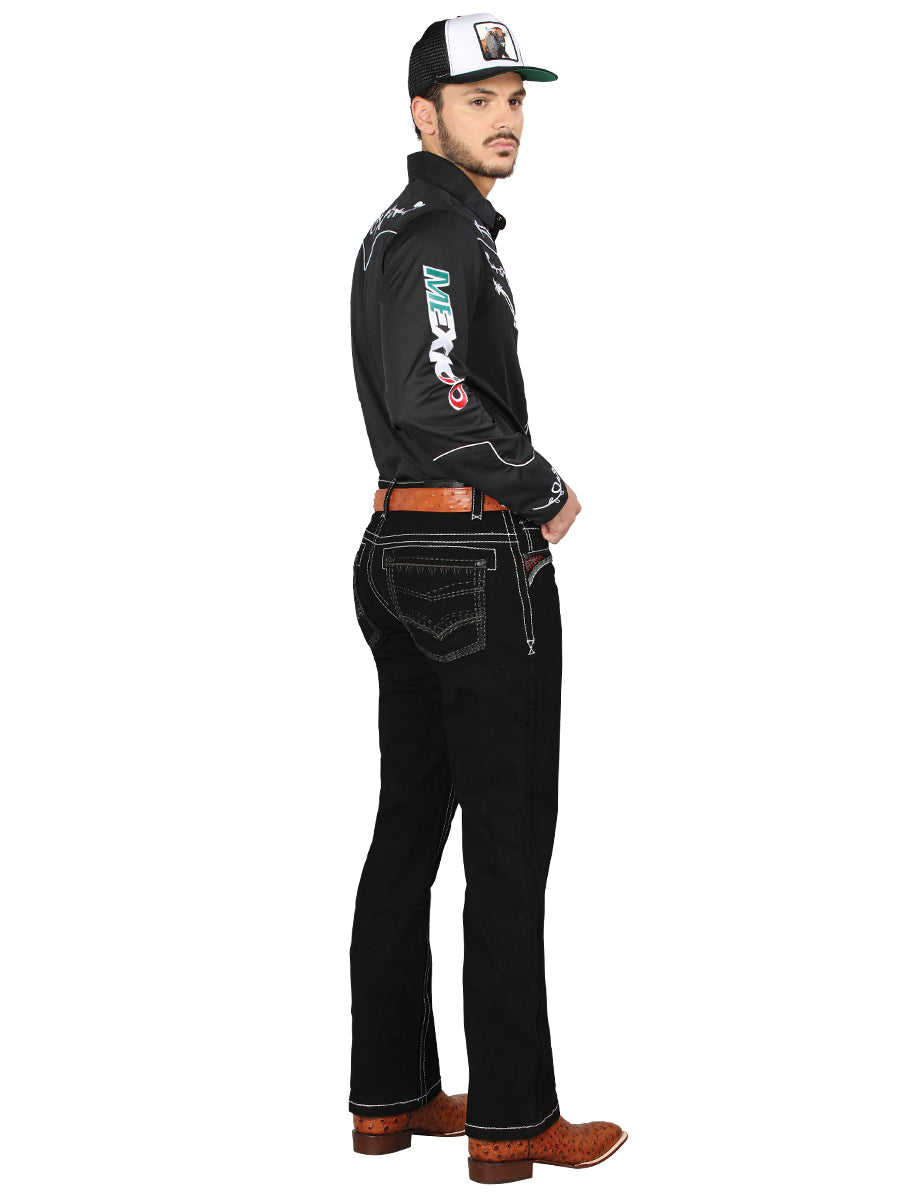 Centenario Bootcut Denim Jeans - Black 44966 — view 3
