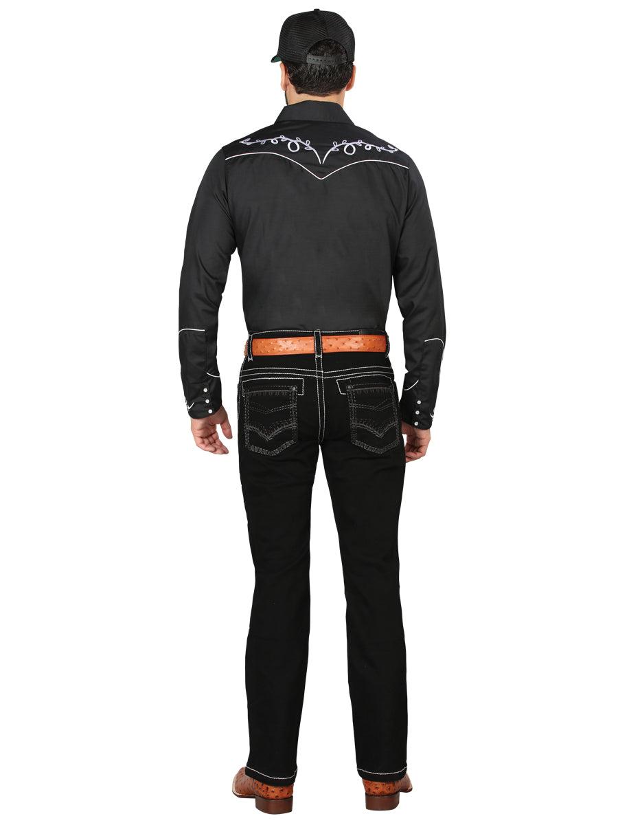 Centenario Bootcut Denim Jeans - Black 44966 — view 4