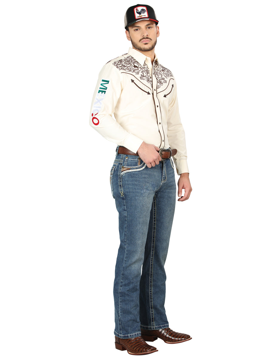 Centenario Bootcut Denim Jeans - Dark Blue 44969 — view 2
