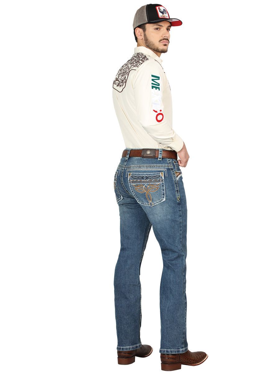 Centenario Bootcut Denim Jeans - Dark Blue 44969 — view 3
