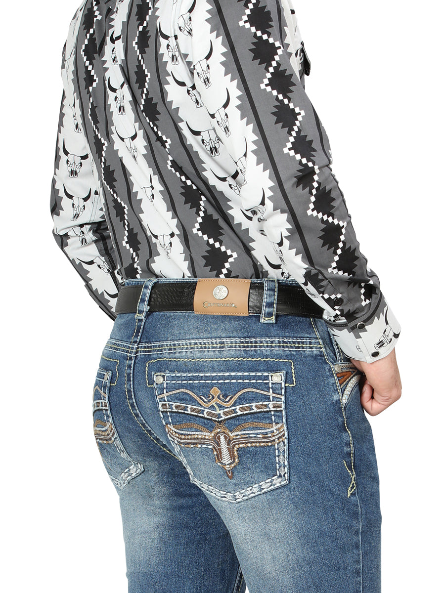 Centenario Bootcut Denim Jeans - Medium Blue 44971 — view 5