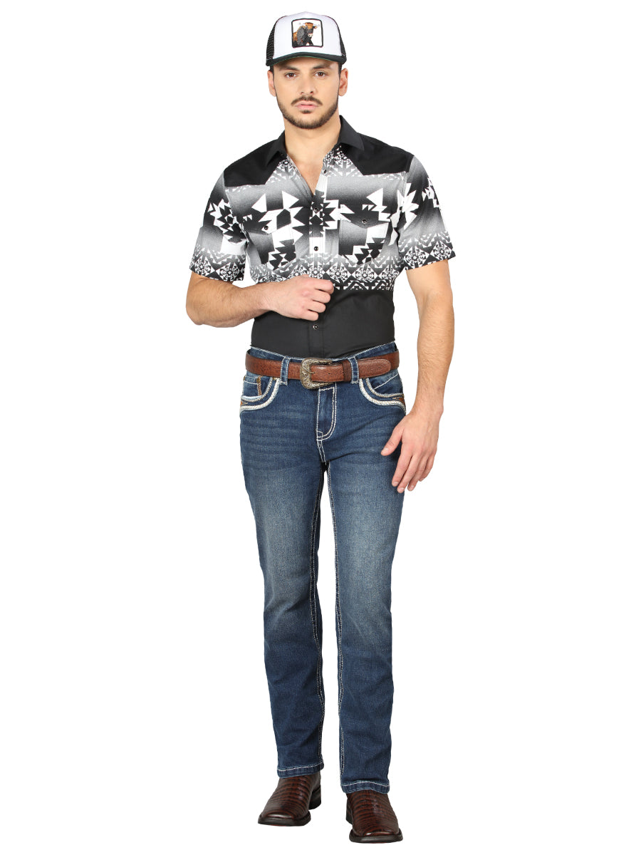Centenario Bootcut Denim Jeans - Medium Blue 44973 — view 2