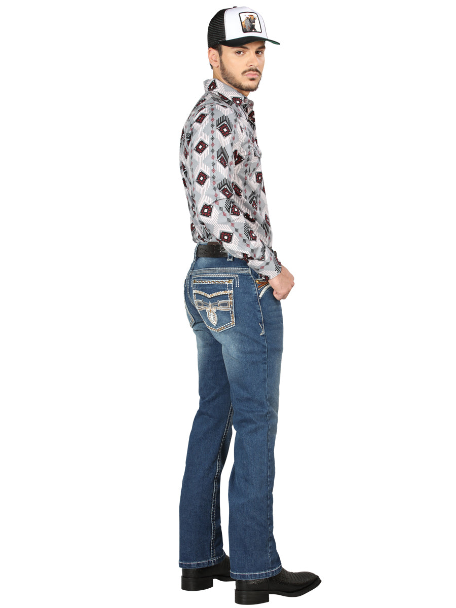 Centenario Bootcut Denim Jeans - Dark Blue 44974 — view 3