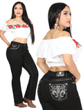 Centenario Bootcut Denim Jeans - Black 45030