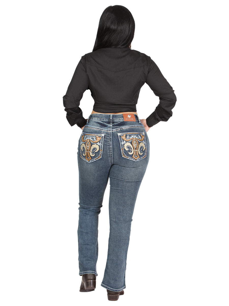 Centenario Bootcut Denim Jeans - Dark Blue 45031 — view 4