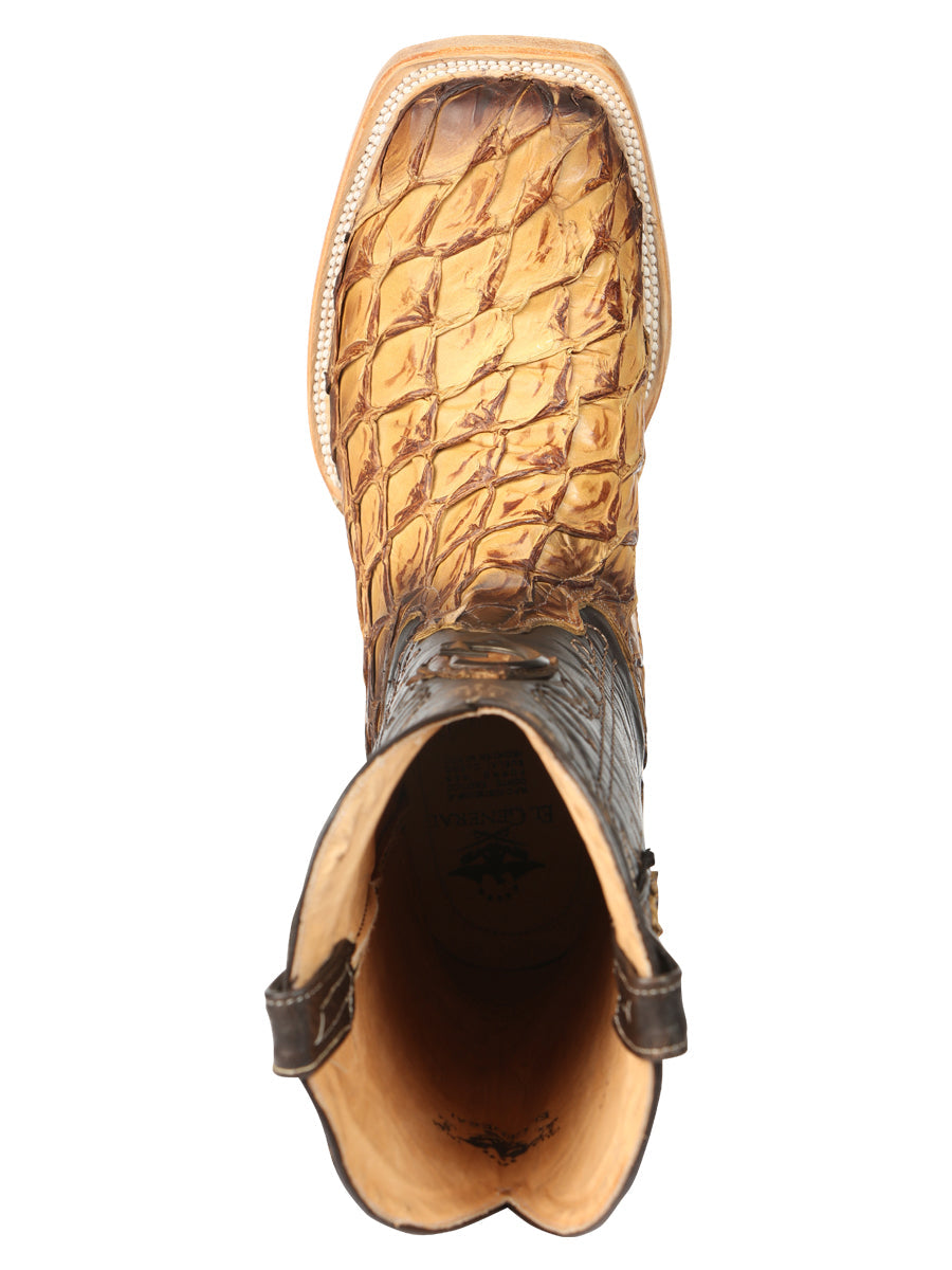 El General Men's Exotic Monster Fish Rodeo Cowboy Boots - Orix 45086 — view 4