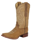 El General Men's Rodeo Boot – Crazy Leather - Cappuccino 45206