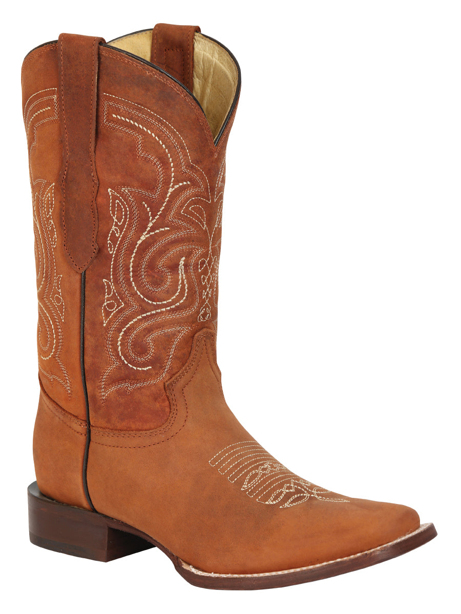 El General Men's Rodeo Boot – Crazy Leather - Cognac 45208 — view 2