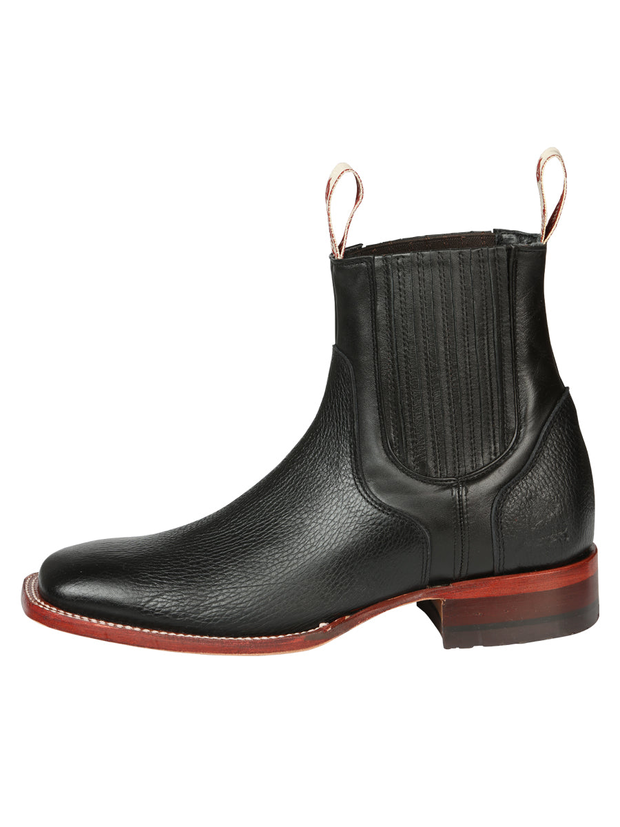 El Canelo Men’s Ankle Boots - Caisson Black 45211 — view 2