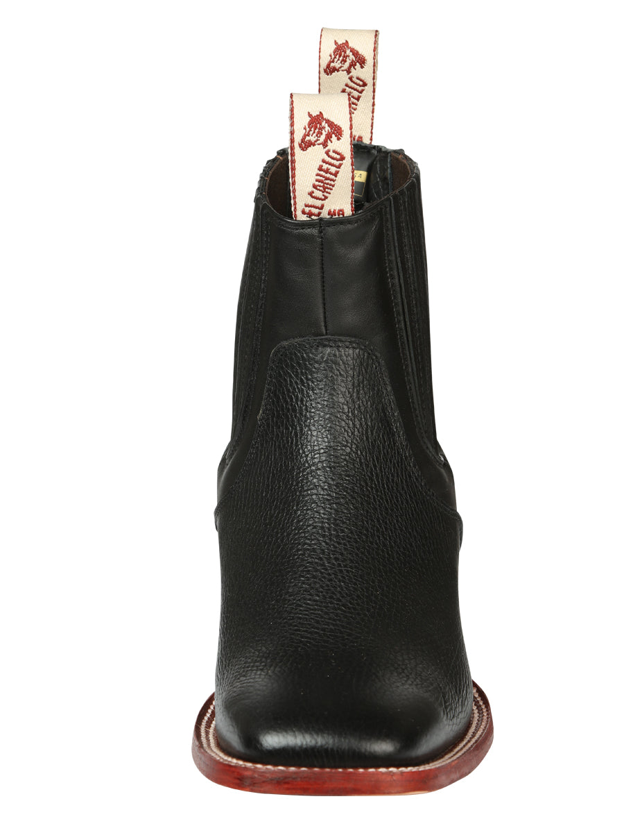 El Canelo Men’s Ankle Boots - Caisson Black 45211 — view 3