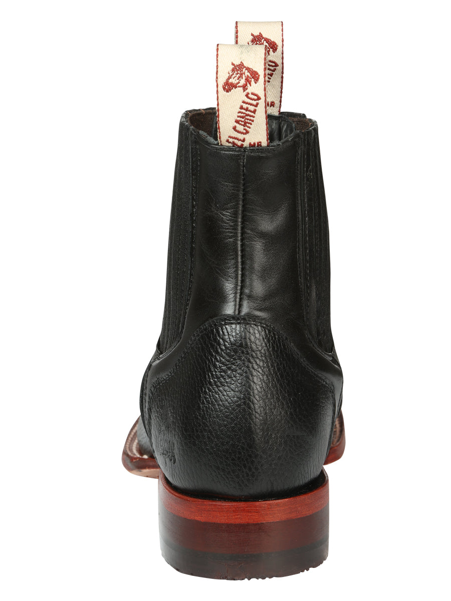 El Canelo Men’s Ankle Boots - Caisson Black 45211 — view 4