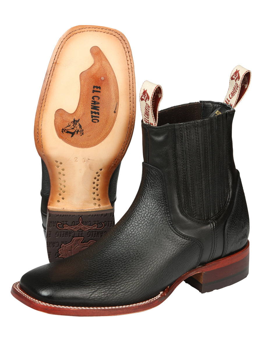 El Canelo Men’s Ankle Boots - Caisson Black 45211 — view 6