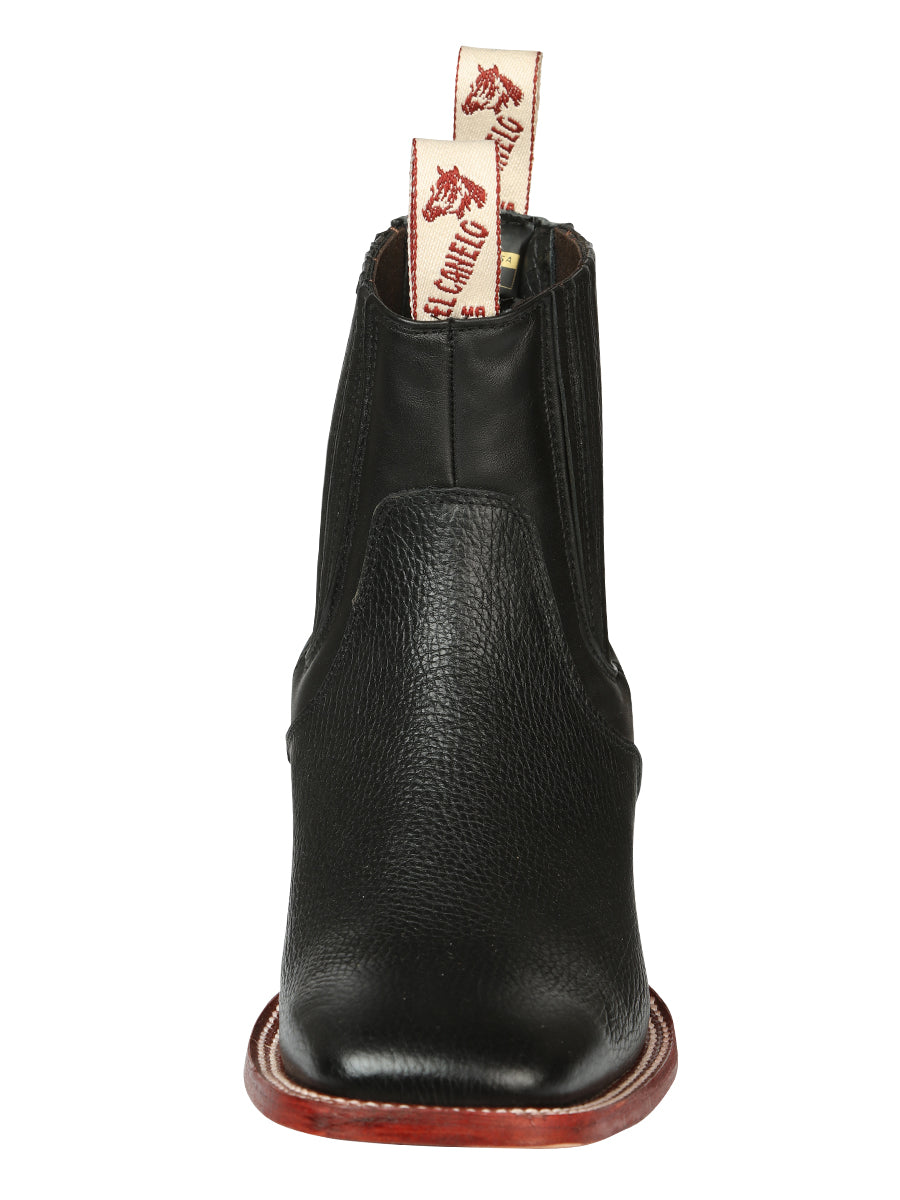 El Canelo Men’s Ankle Boots - Caisson Black 45211 — view 7
