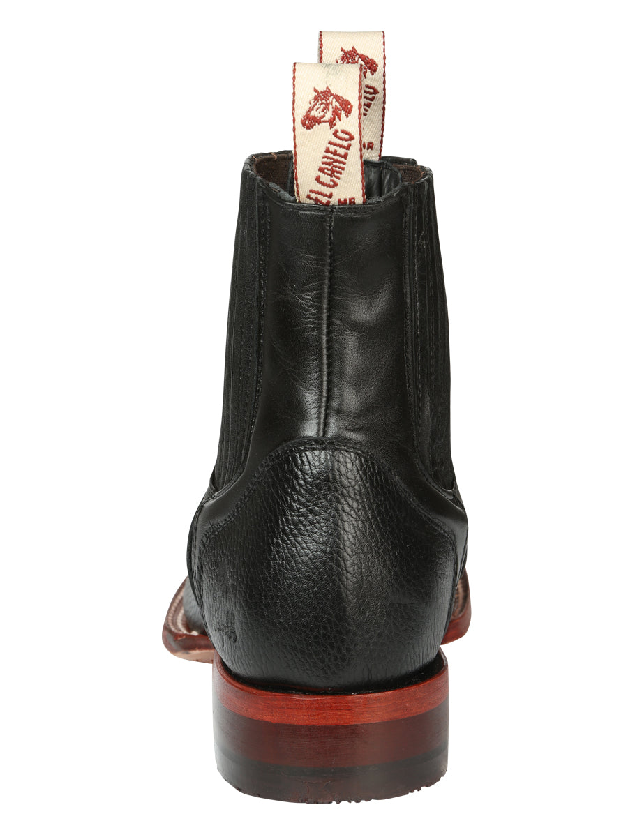 El Canelo Men’s Ankle Boots - Caisson Black 45211 — view 8