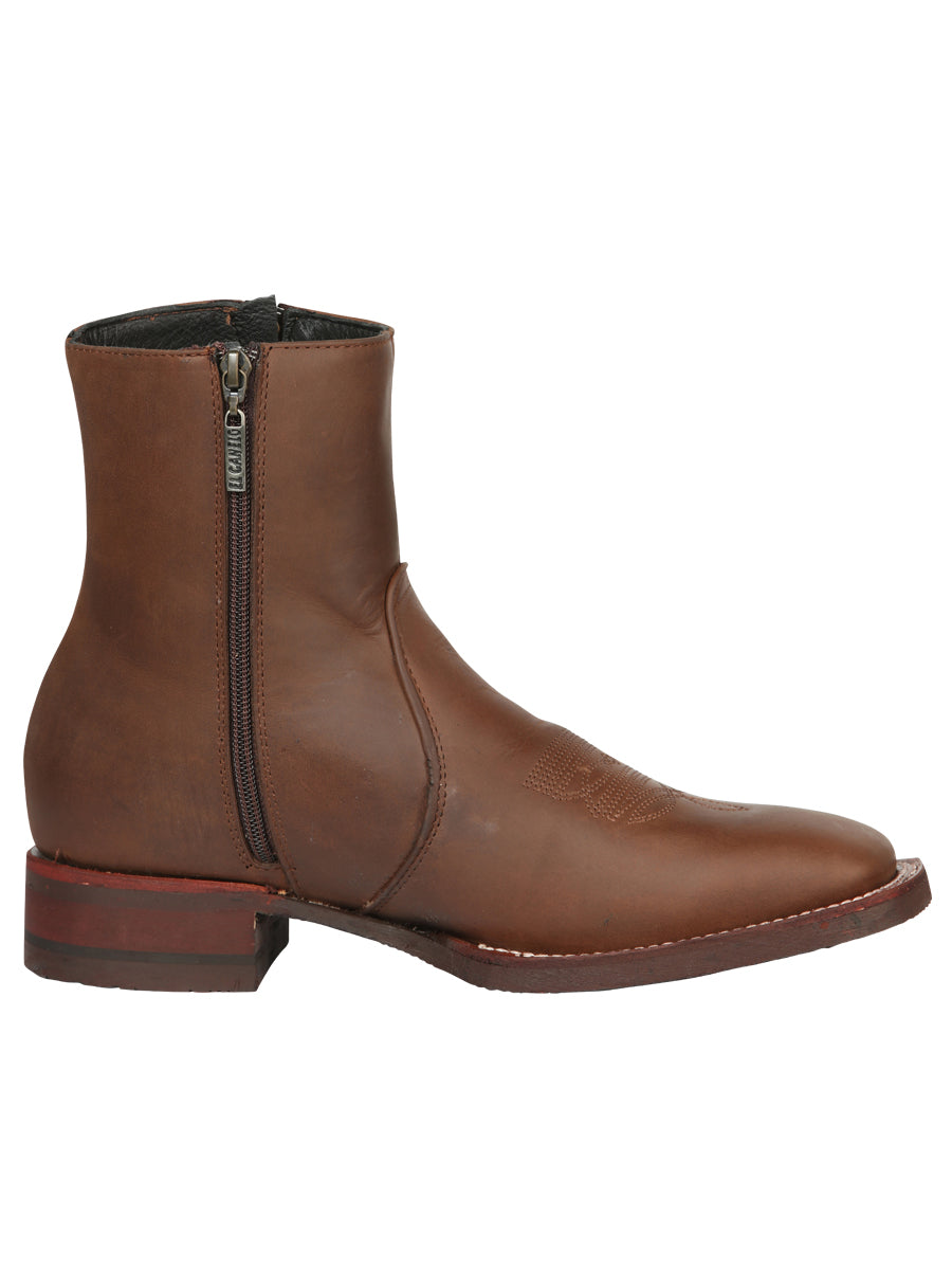 El Canelo Men’s Ankle Boots - Crazy Leather Wood 45214 — view 3