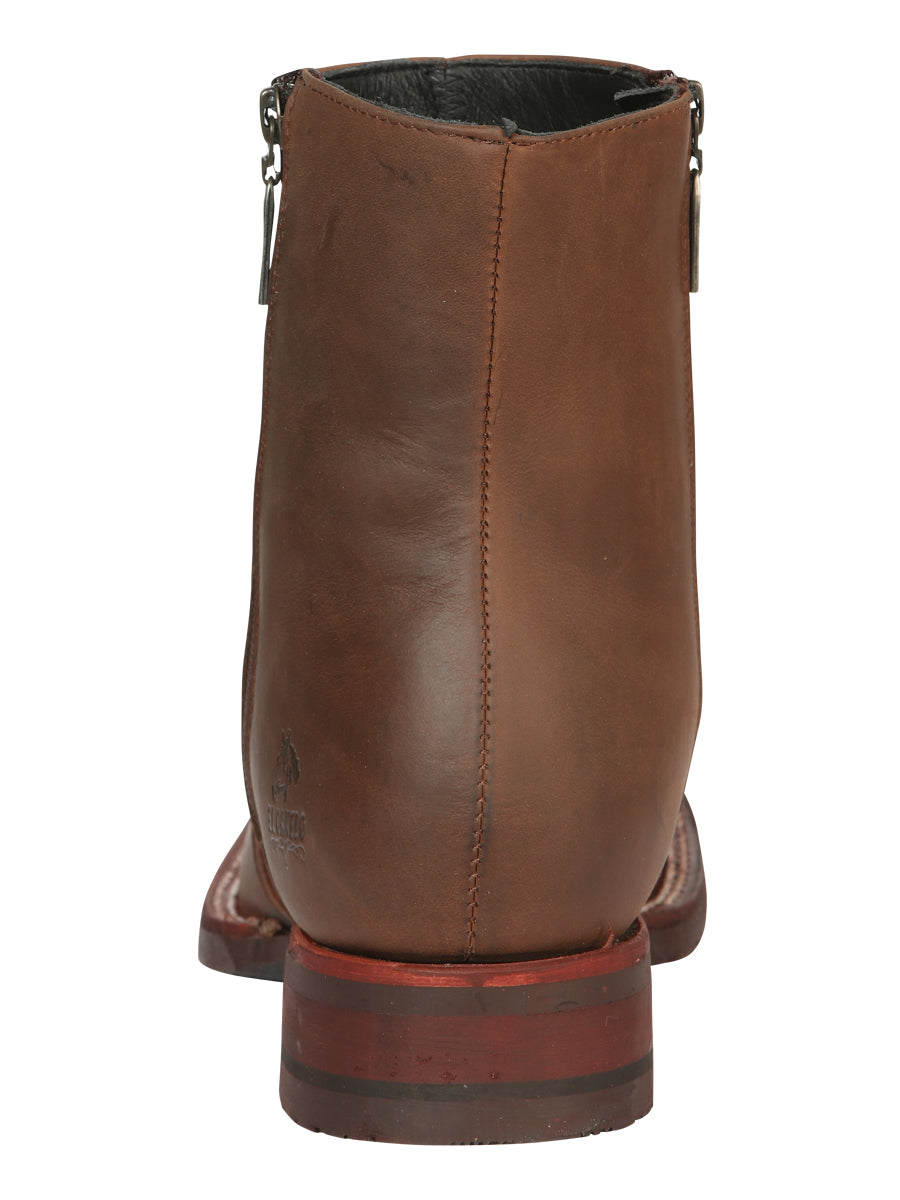 El Canelo Men’s Ankle Boots - Crazy Leather Wood 45214 — view 5