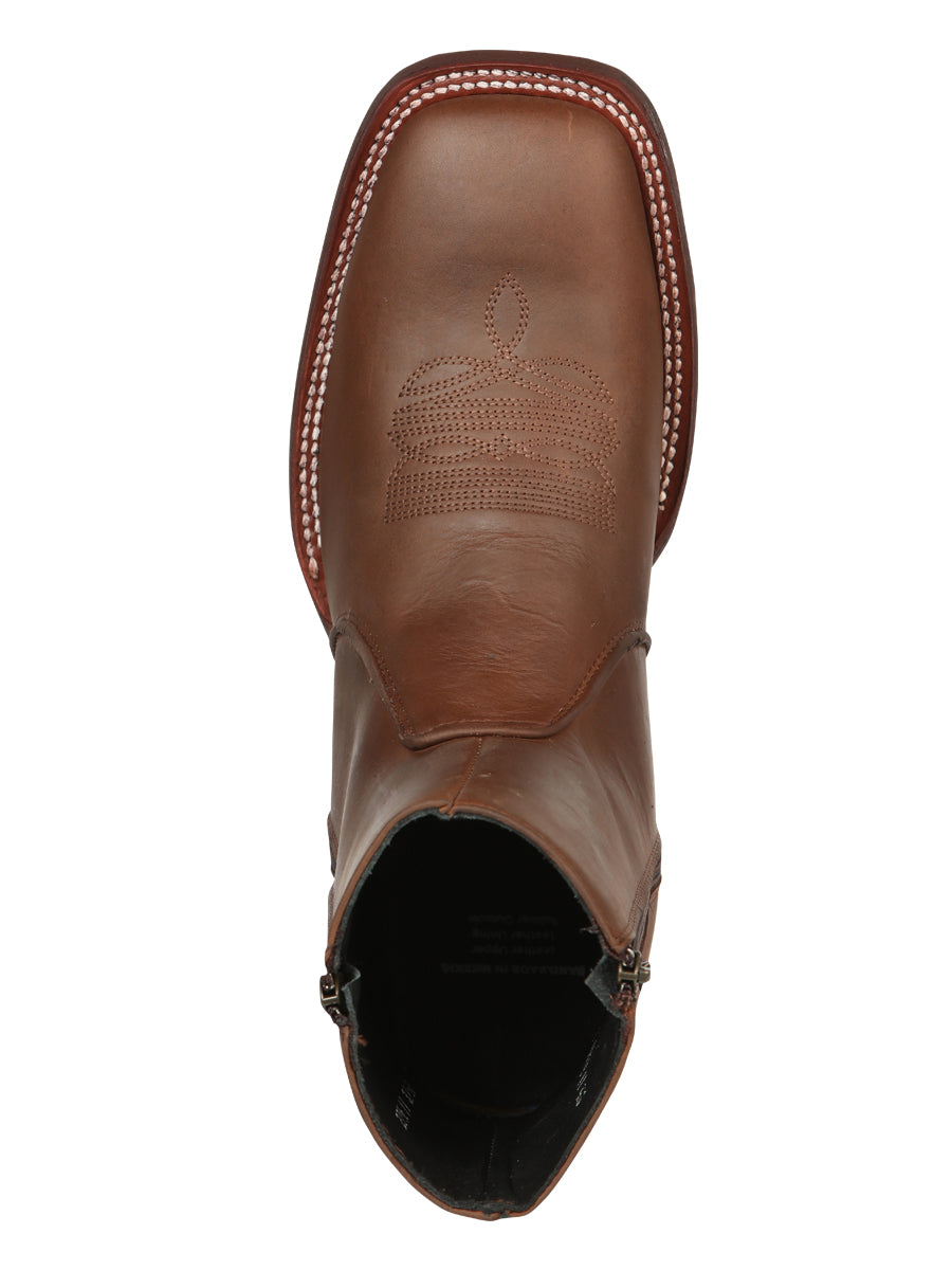 El Canelo Men’s Ankle Boots - Crazy Leather Wood 45214 — view 6