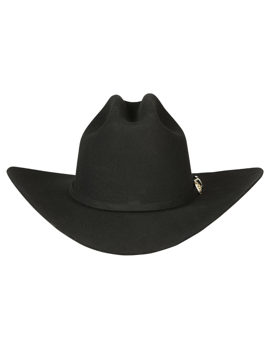 El General 50X Premium Wool Cowboy Hat Made in Mexico - "Sinaloa" Black 45247 — view 3