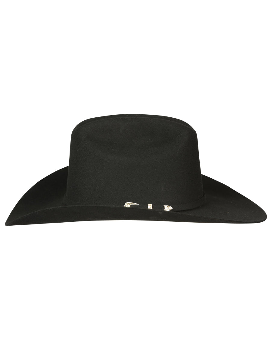 El General 50X Premium Wool Cowboy Hat Made in Mexico - "Sinaloa" Black 45247 — view 4