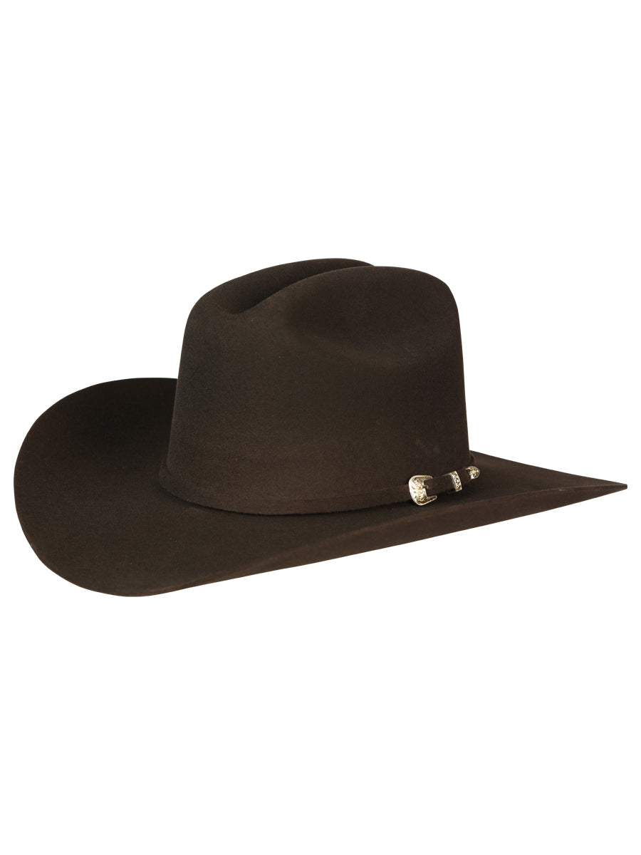 El General 50X Premium Wool Cowboy Hat Made in Mexico - "Sinaloa" Chocolate 45250 — view 2