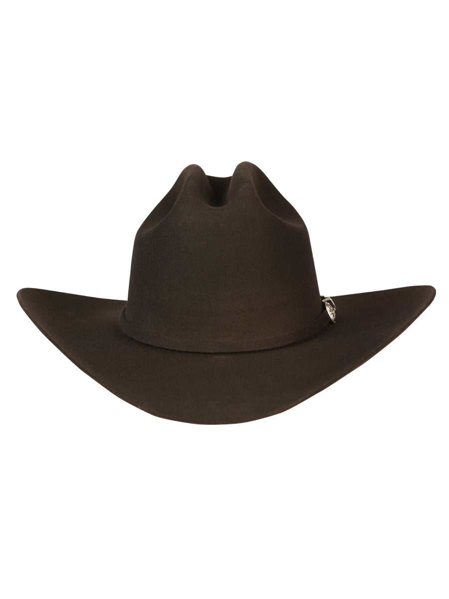 El General 50X Premium Wool Cowboy Hat Made in Mexico - "Sinaloa" Chocolate 45250 — view 3