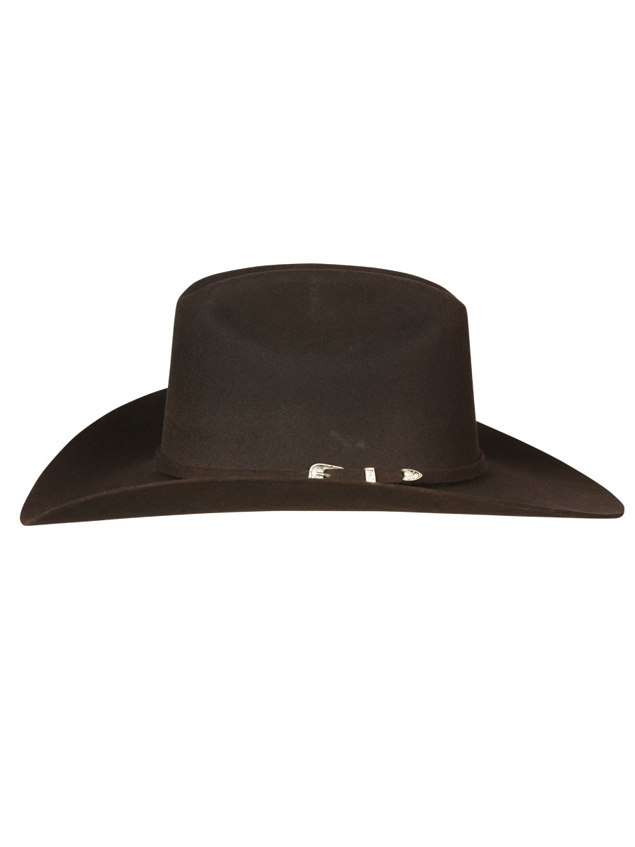 El General 50X Premium Wool Cowboy Hat Made in Mexico - "Sinaloa" Chocolate 45250 — view 4