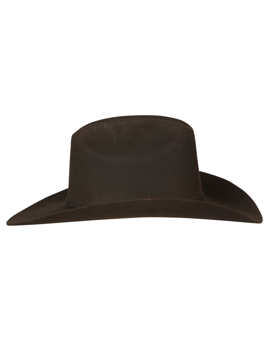 El General 50X Premium Wool Cowboy Hat Made in Mexico - "Sinaloa" Chocolate 45250 — view 5
