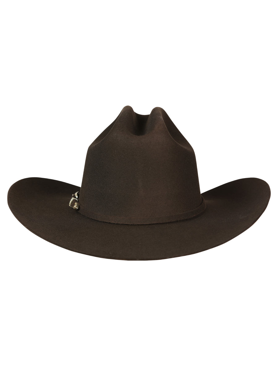 El General 50X Premium Wool Cowboy Hat Made in Mexico - "Sinaloa" Chocolate 45250 — view 6