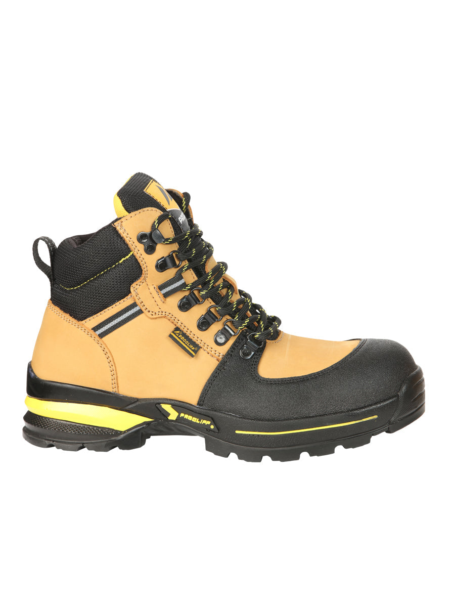 ProCliff Men’s Steel Toe Work Shoes with Laces - Made in Mexico - Nubuck Honey 45285 — view 5