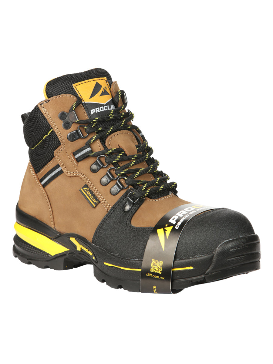 Procliff Men’s Work Shoes with Laces and Toe Cap - Nobuck Maple 45286 — view 2
