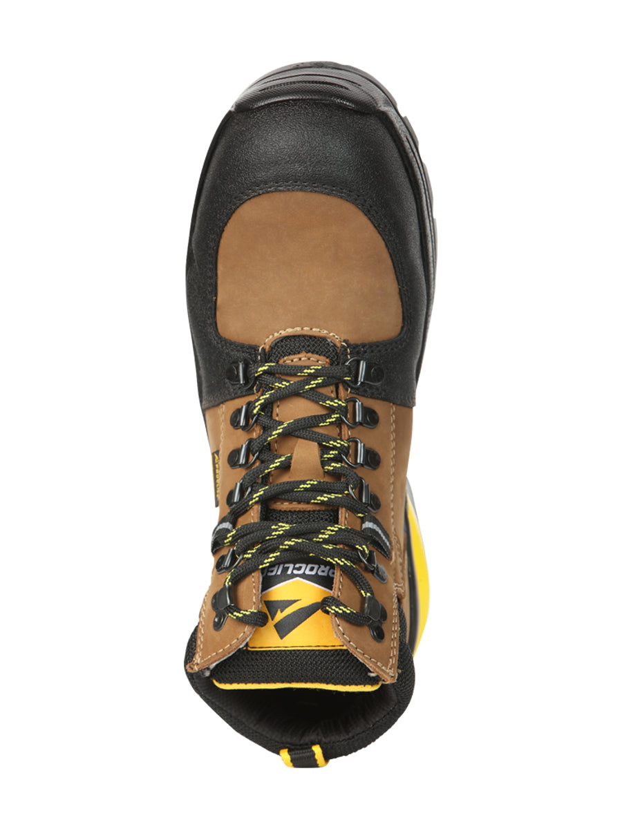 Procliff Men’s Work Shoes with Laces and Toe Cap - Nobuck Maple 45286 — view 3