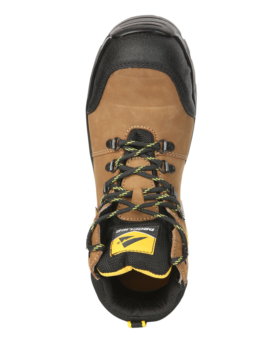 ProCliff Men’s Steel Toe Lace-up Work Shoes - Made in Mexico - Nubuck Maple 45287 — view 8