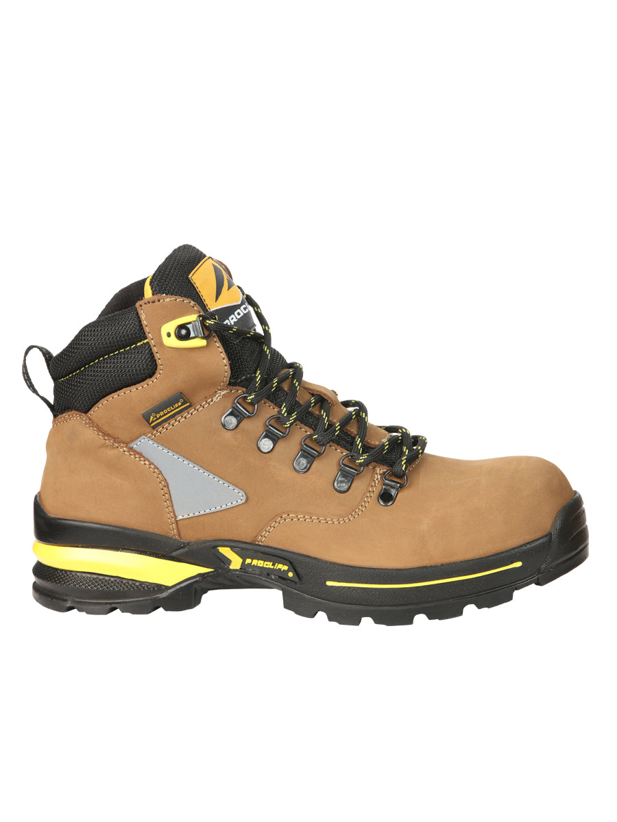 ProCliff Men’s Steel Toe Lace-up Work Shoes - Made in Mexico - Nubuck Maple 45289 — view 6
