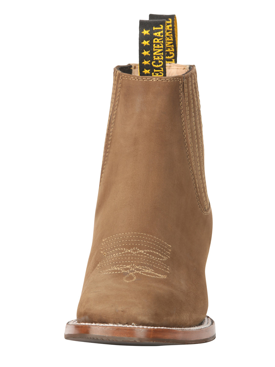 El General Men’s Ankle Boots - Nobuck Brown 45338 — view 4