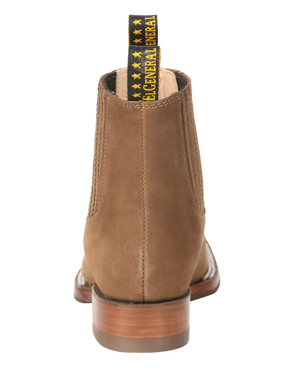 El General Men’s Ankle Boots - Nobuck Brown 45338 — view 5