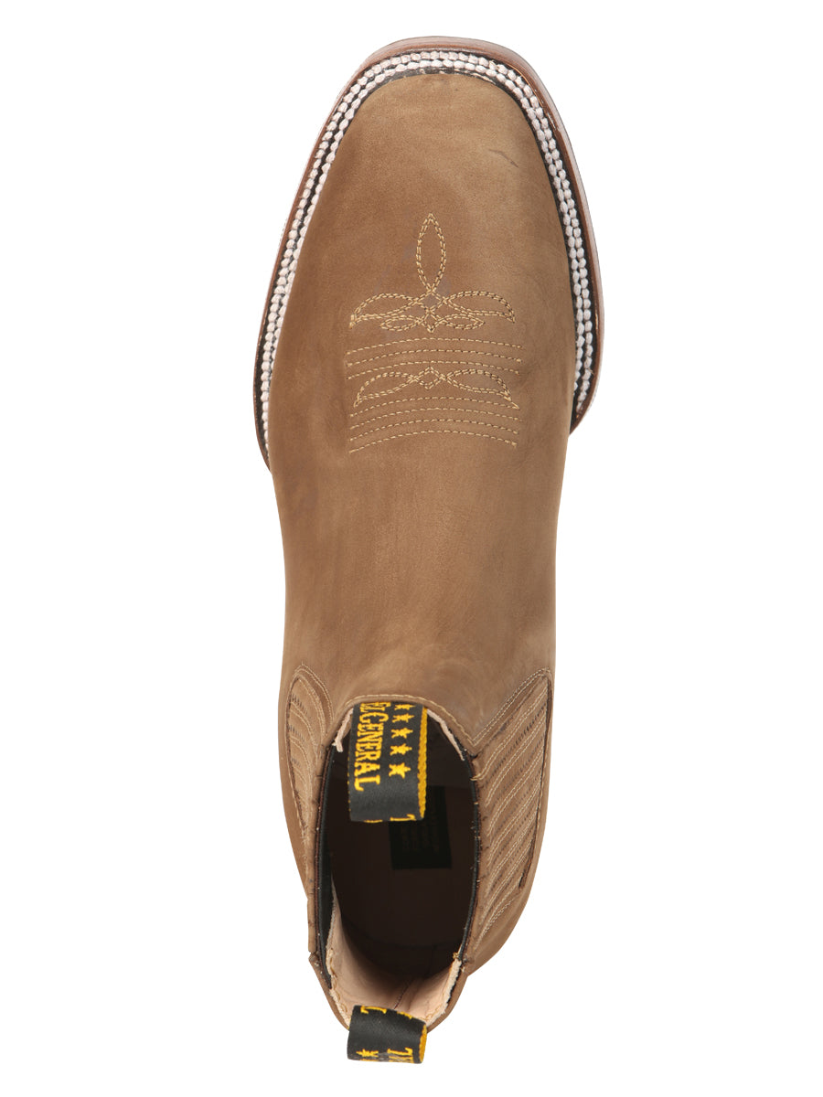 El General Men’s Ankle Boots - Nobuck Brown 45338 — view 6