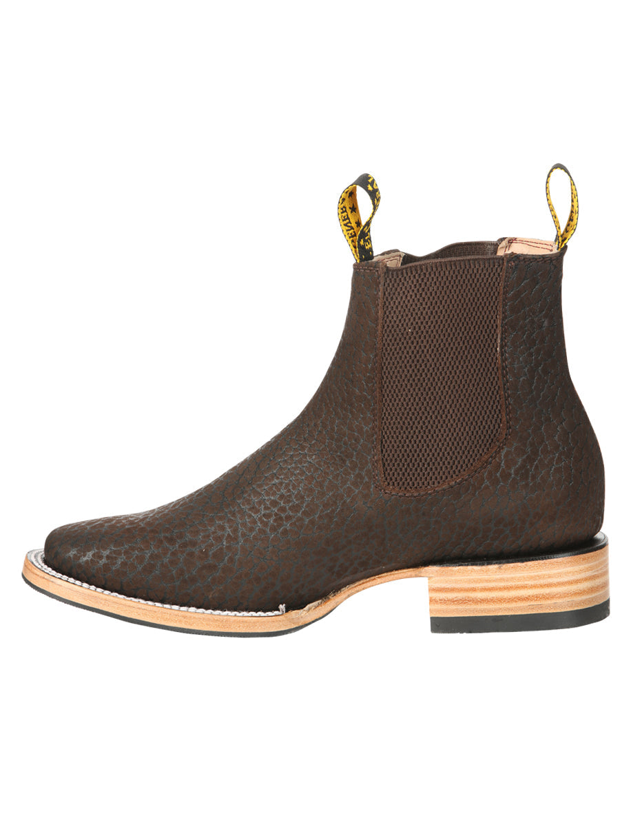 El General Men’s Ankle Boots - Bull Shoulder Leather Moka 45341 — view 2