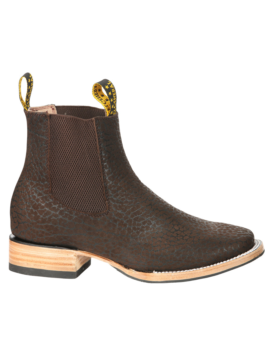 El General Men’s Ankle Boots - Bull Shoulder Leather Moka 45341 — view 3