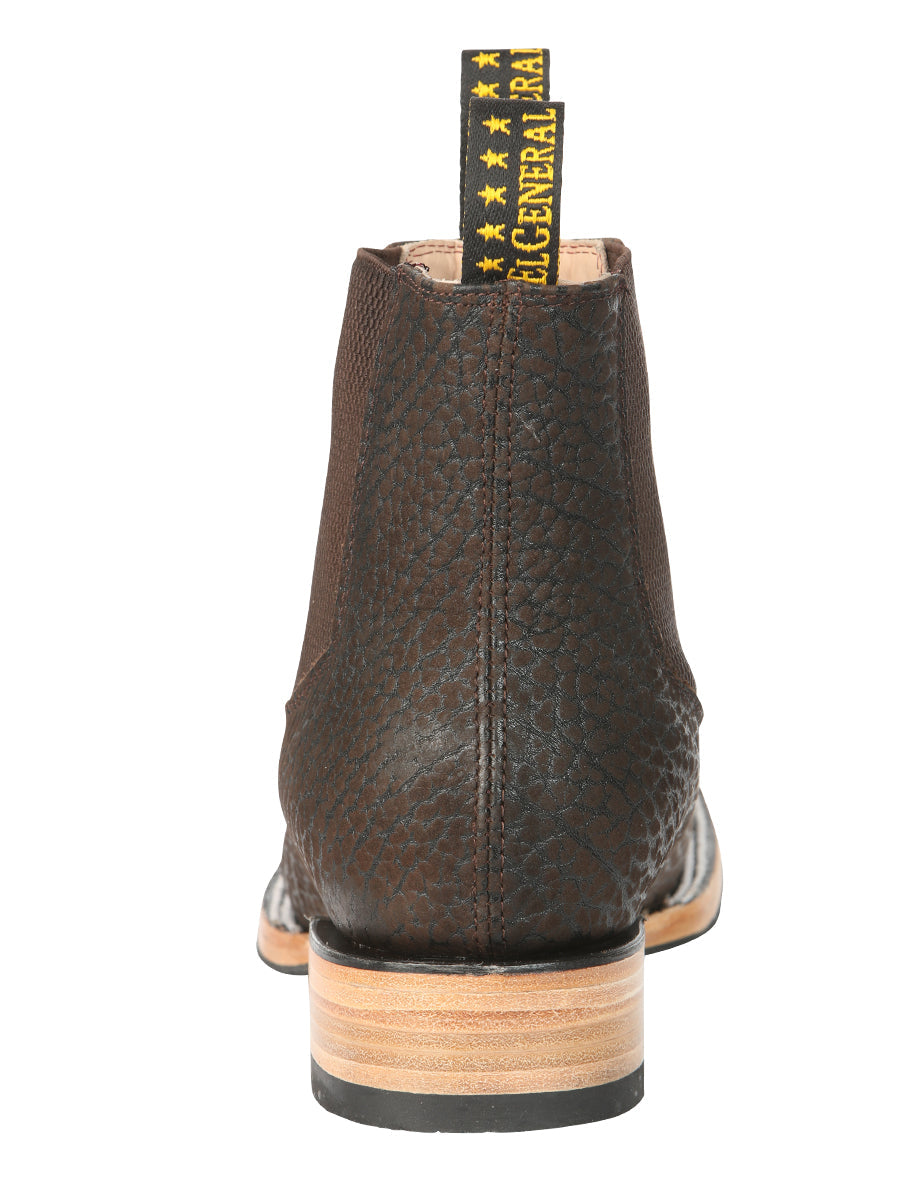El General Men’s Ankle Boots - Bull Shoulder Leather Moka 45341 — view 5