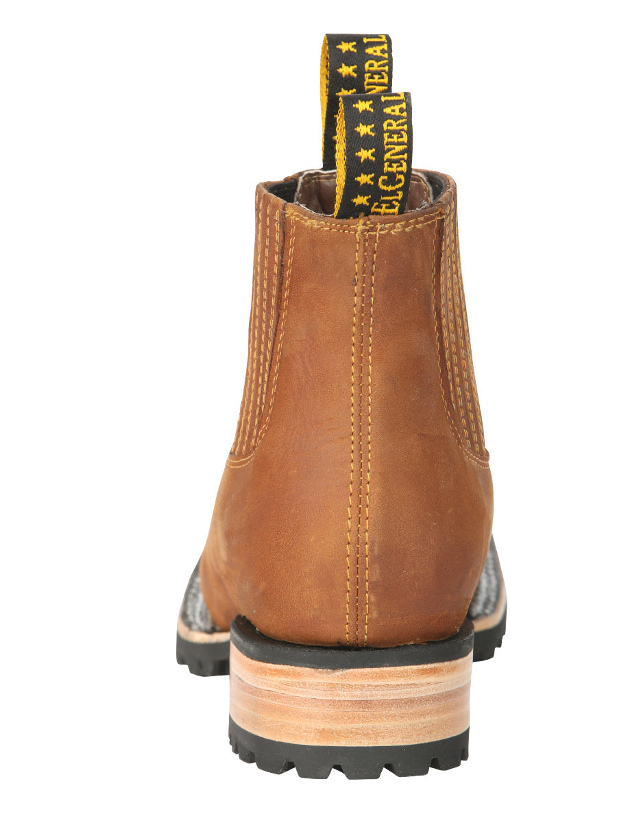 El General Men’s Ankle Boots - Crazy Horse Papaya 45342 — view 5